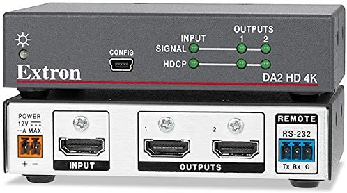 Extron da2 hd 4k amplificadores de distribución hdmi 4k